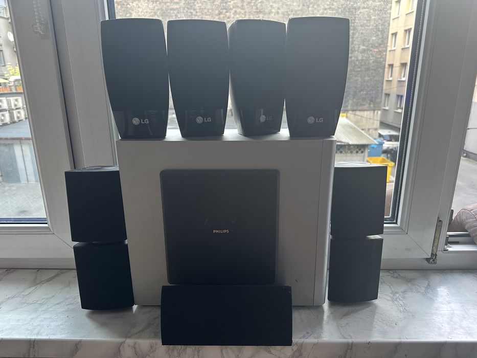 Kino domowe LG i subufer PHILIPS !OPIS!