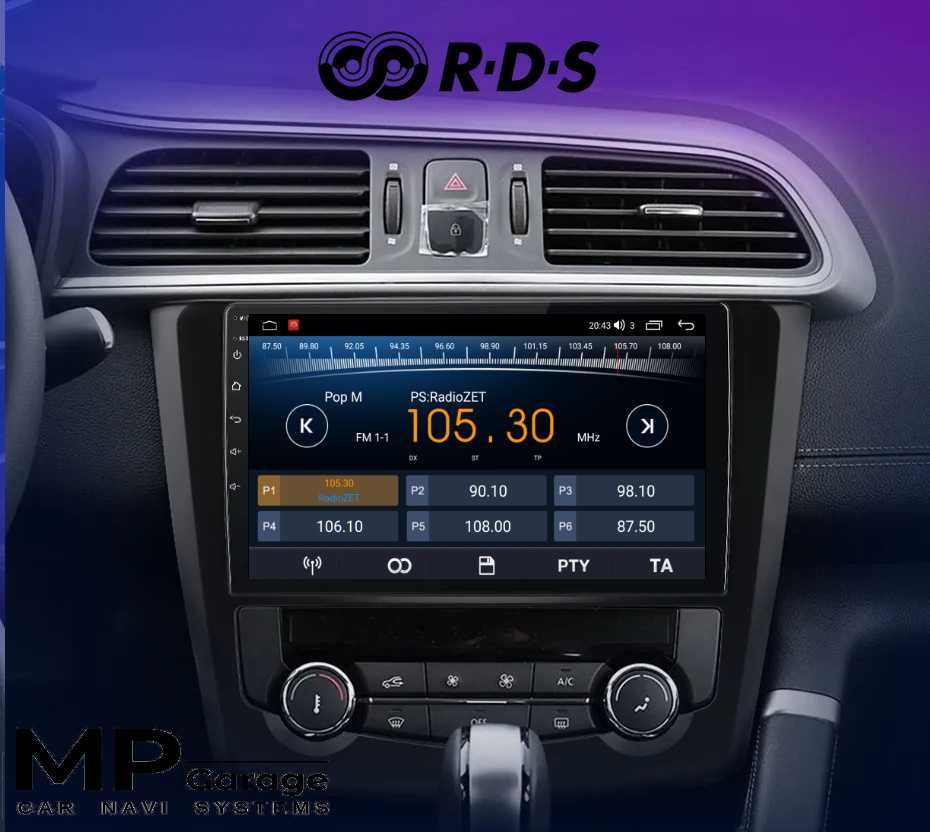 Radio Renault Kadjar Android CarPlay/AndroidAuto 4G LTE Qled