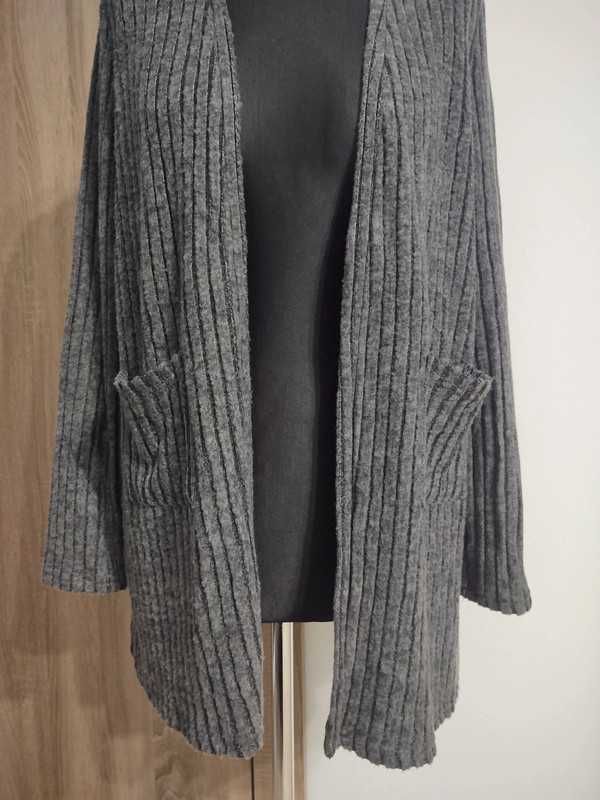 Sweter Kardigan Damski Rozpinany 29% Rayon Shein Petite Rozmiar L