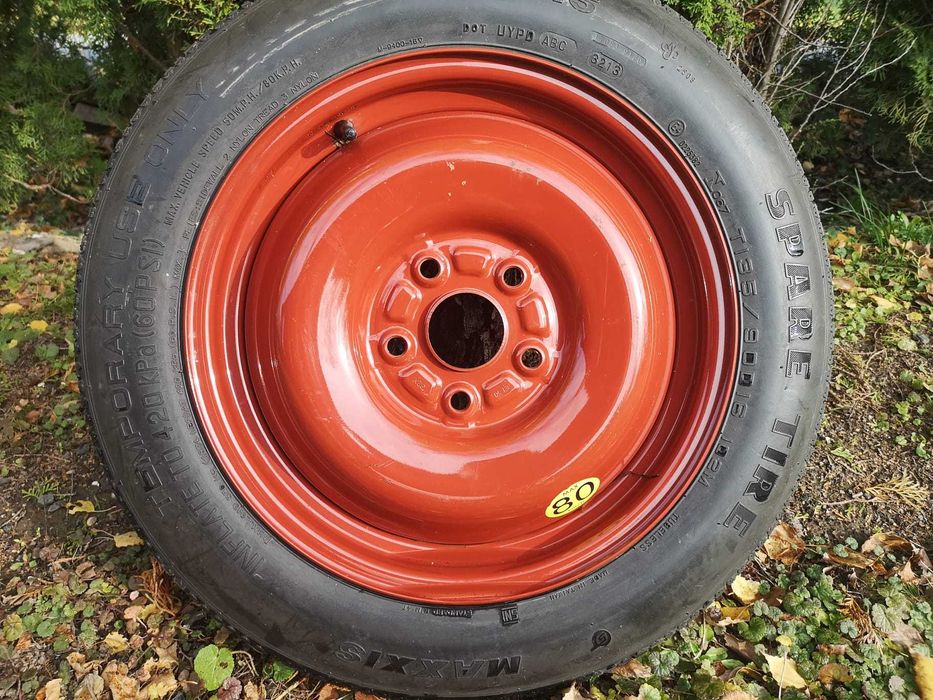 Fiat Sedici, Suzuki SX4 koło dojazdowe 135/90/ 16”