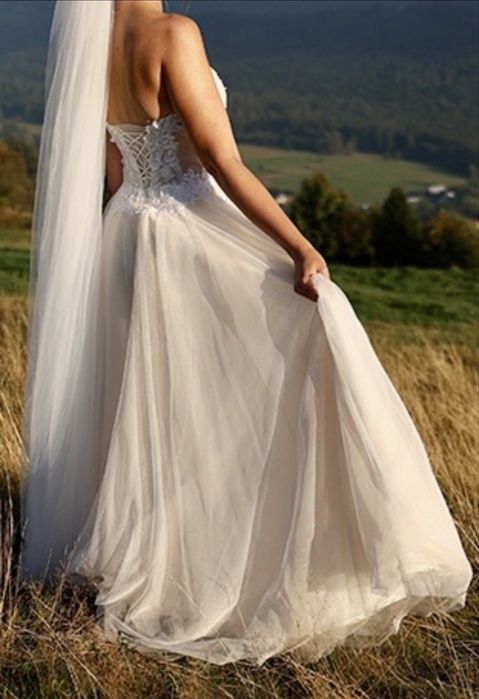 Suknia ślubna księżniczka