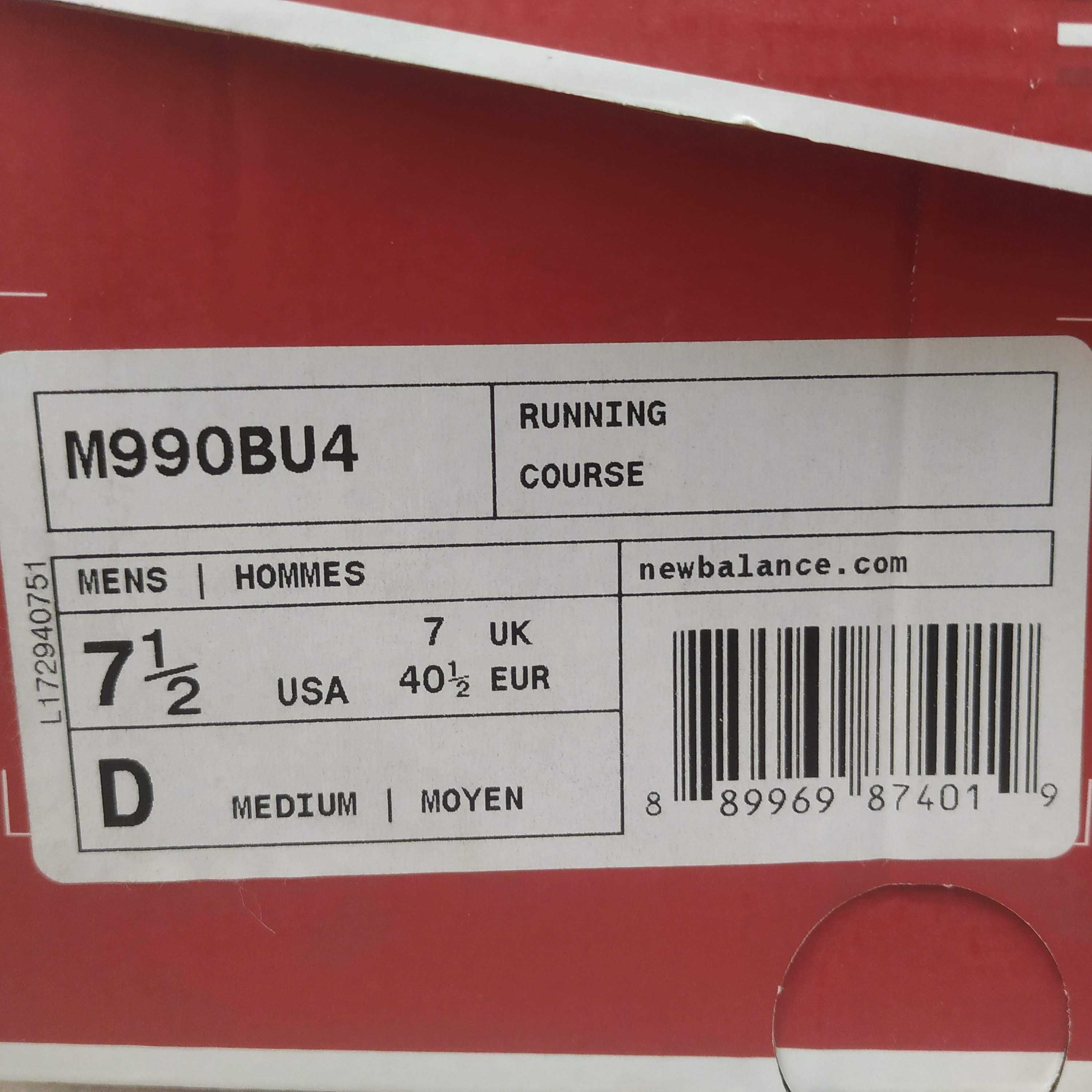 ДЕШЕВО! Кроссовки New balance 990 v4 M990BU4 Оригинал