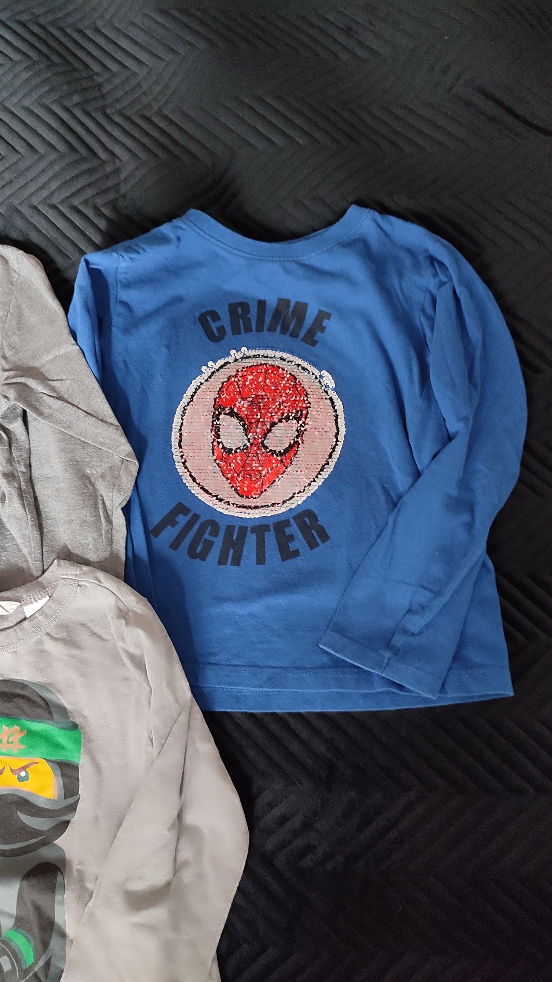 Bluzki koszulki LEGO Spiderman Batman Hulk Avengers długi rękaw zestaw