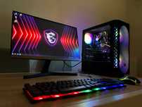 Zestaw Do Gier i7 8x3.9GHz/GTX/Ram-16GB/SSD+1TB/Samsung 24' IPS