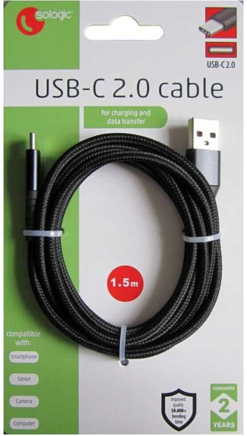 Kabel USB typ C 2.0 do ładowania i przesyłania danych 1,5m Samsung