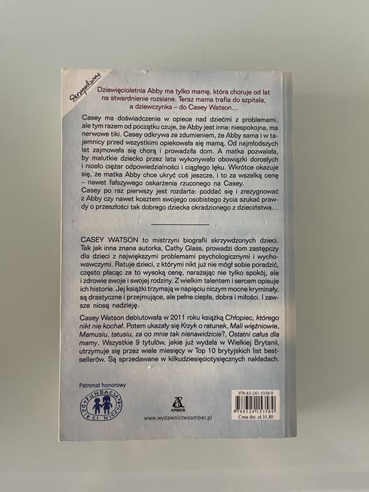 Mała opiekunka mamusi Casey Watson ksiazka