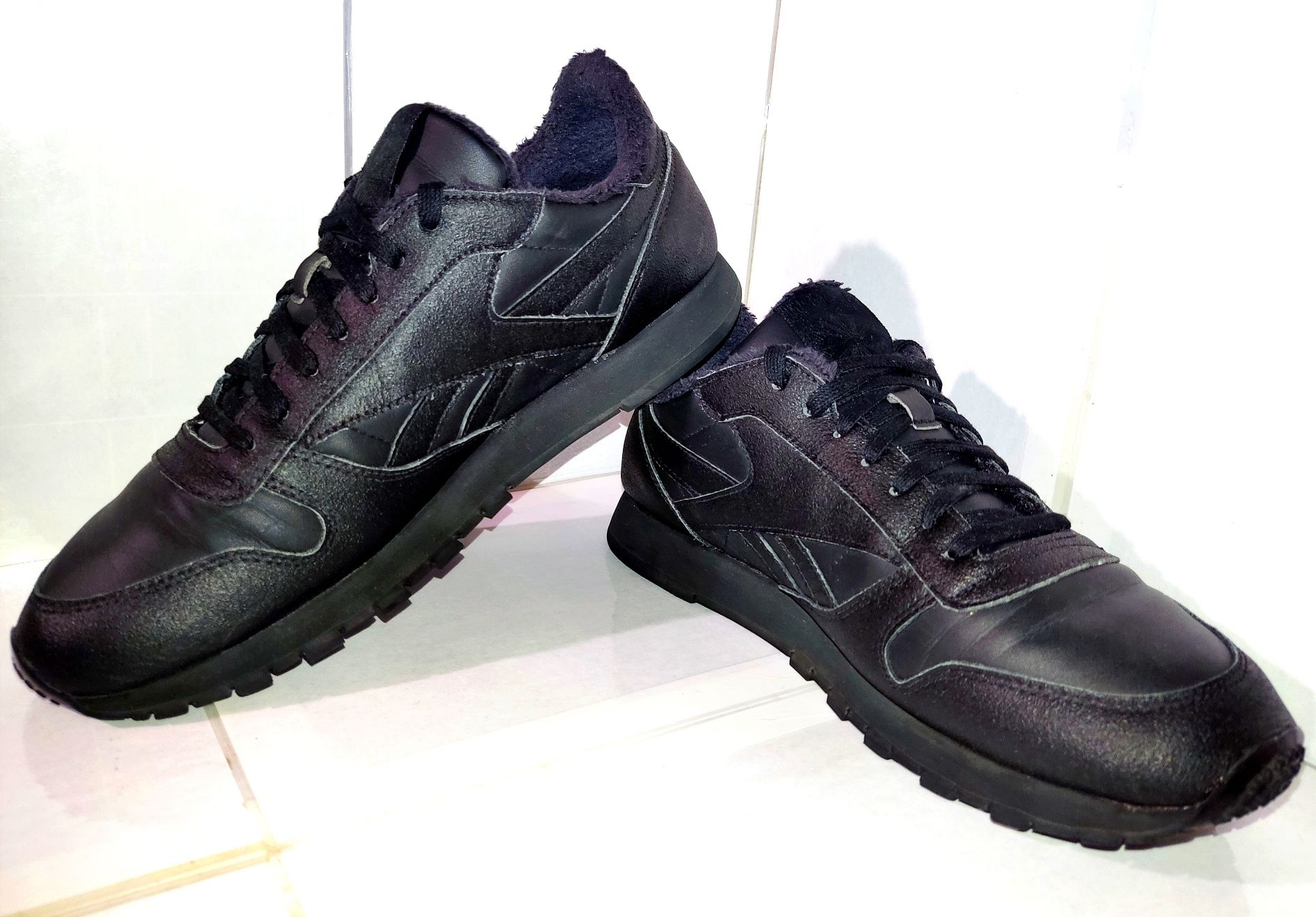 Кроссовки Reebok Classic Leather Winter MA26-7 AN Black