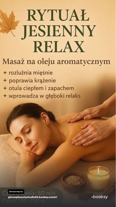 Masaż relaksacyjny Shea .