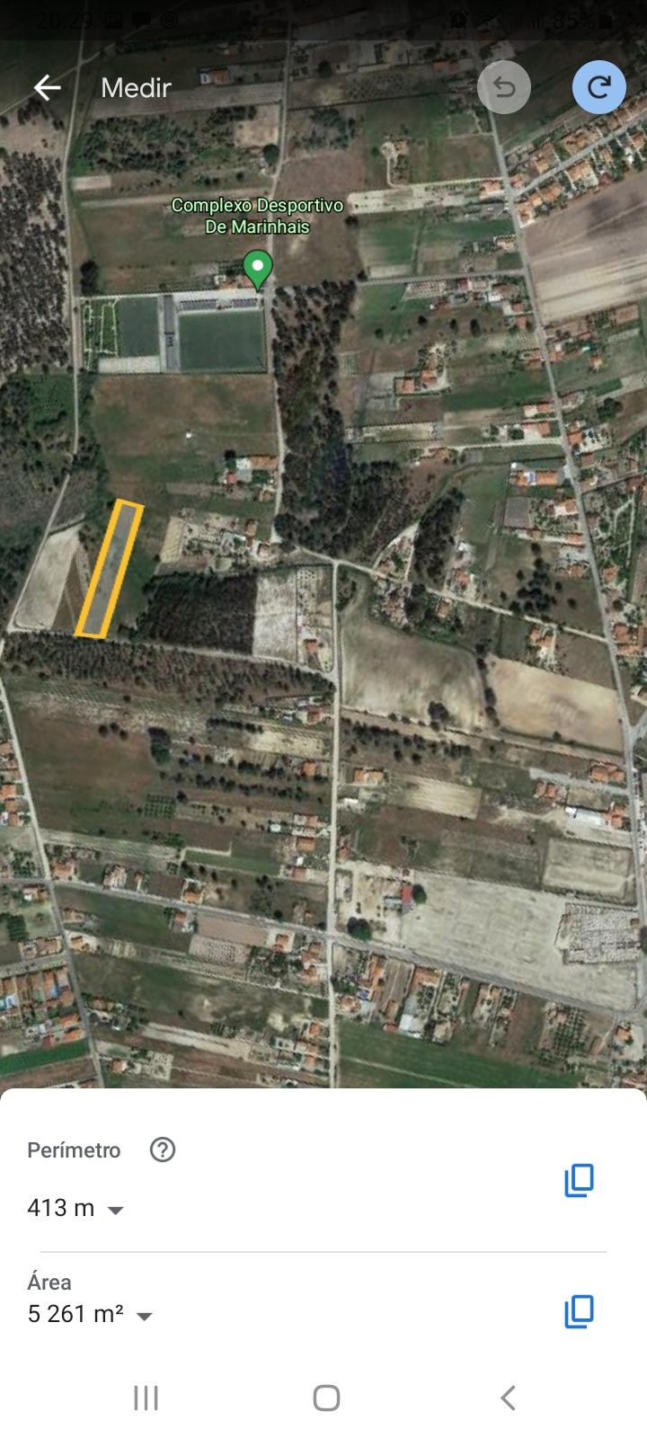 5000 m2 quinta Terreno com ruína troca ou permuta