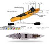 Malibu Kayak extreme - canoa / caiaque sit on top, pesca, passeio