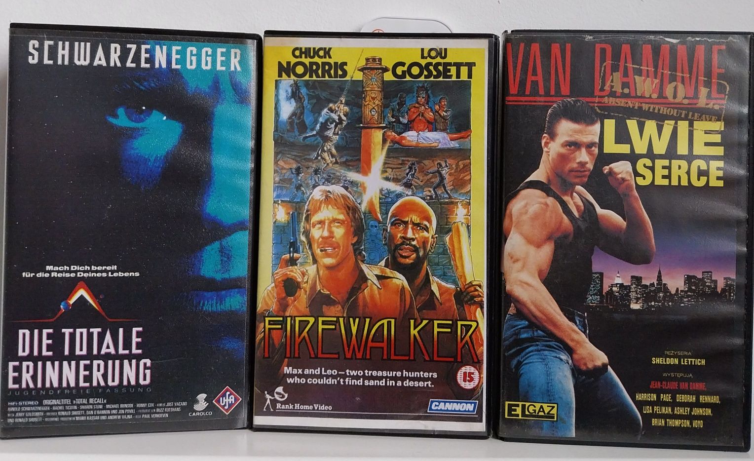 Lwie serce  Van Damme  vhs elgaz