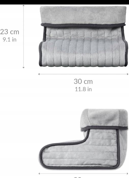 But elektryczny Medisana FWS Foot Warmer szarości