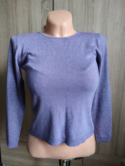 Sweter damski fioletowy S