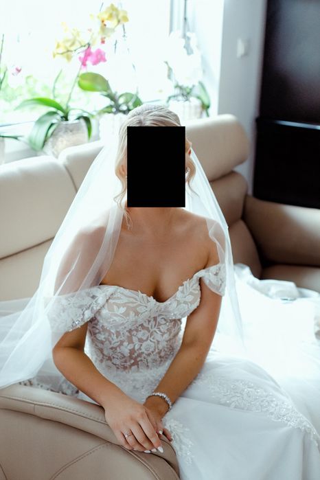 Piękna suknia ślubna z salonu Madonna w Katowicach