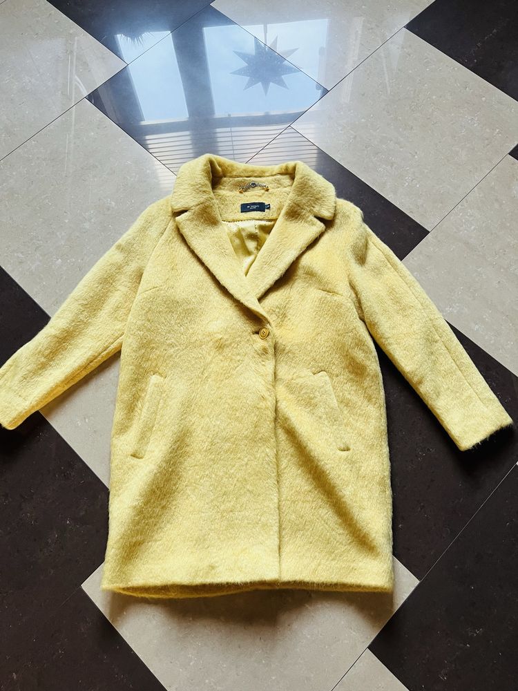 Monnari płaszcz wiosenny żółty rozmiar 42