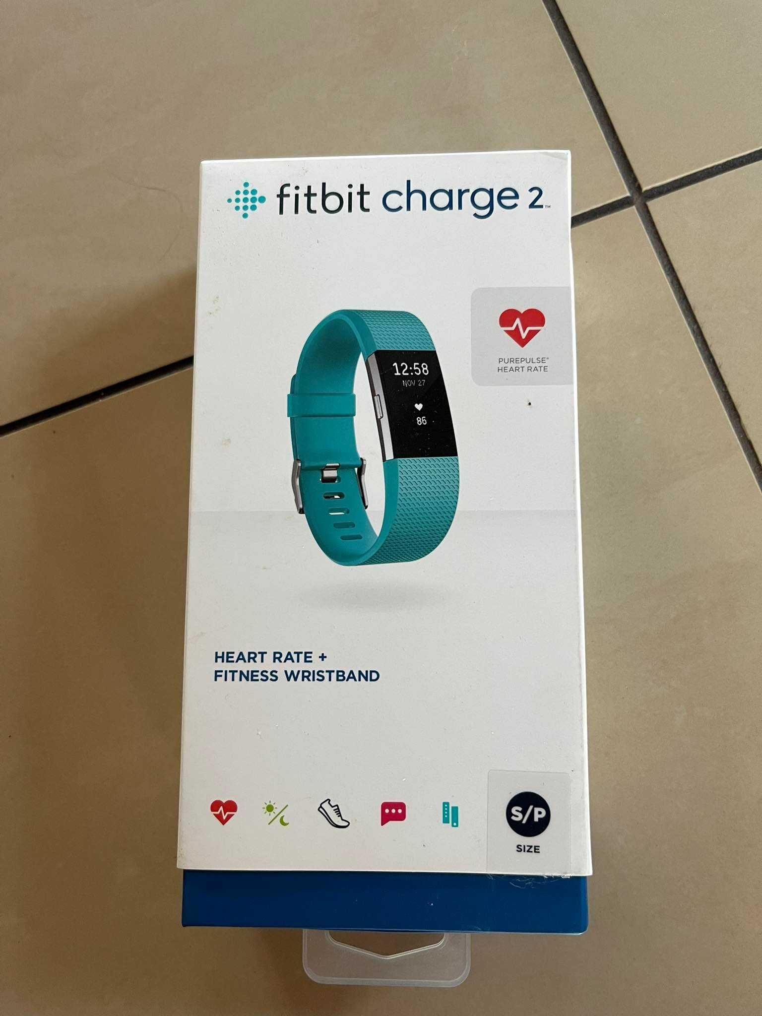 Zegarek Fitbit Charge 2 heart rate+fitness fiolet