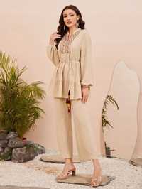 Komplet Letni Casual Boho Tunika + Spodnie Xl 42