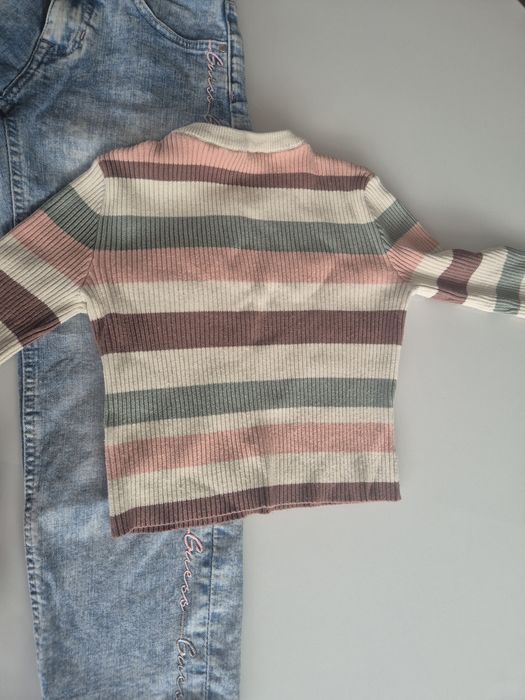 Guess jeansy i sweterek 8 lat