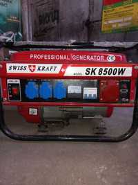 Генератор SWISS KRAFT SK 8500W( обмін на дрова)-новий