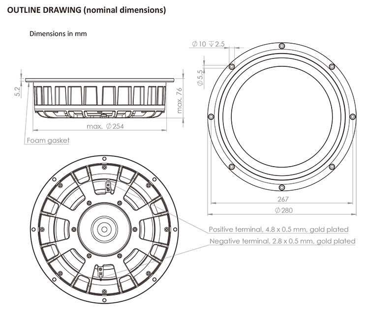-40% NOWY płytki głośnik niskotonowy Wavecor SW280WA01 z. za 179 000zł