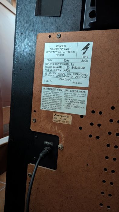 Televisor vintage de Luxo