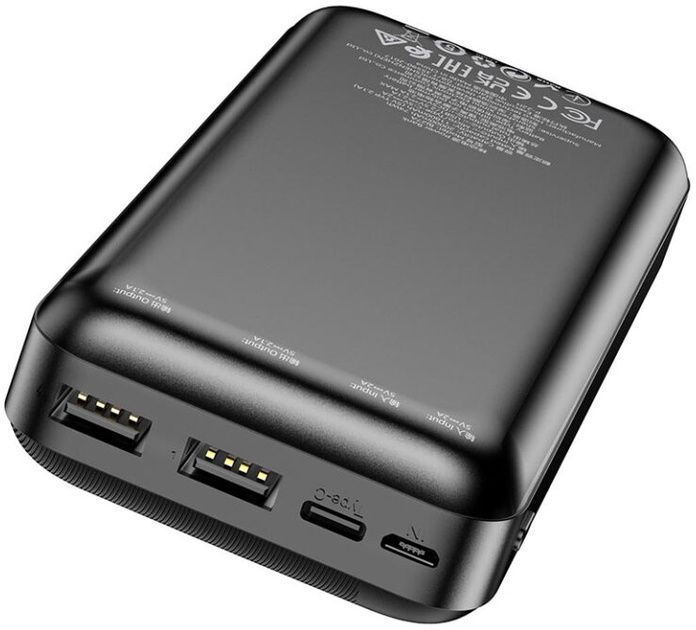 УМБ Borofone BJ27A Pindar Power Bank 20000 mAh Black (BJ27AB