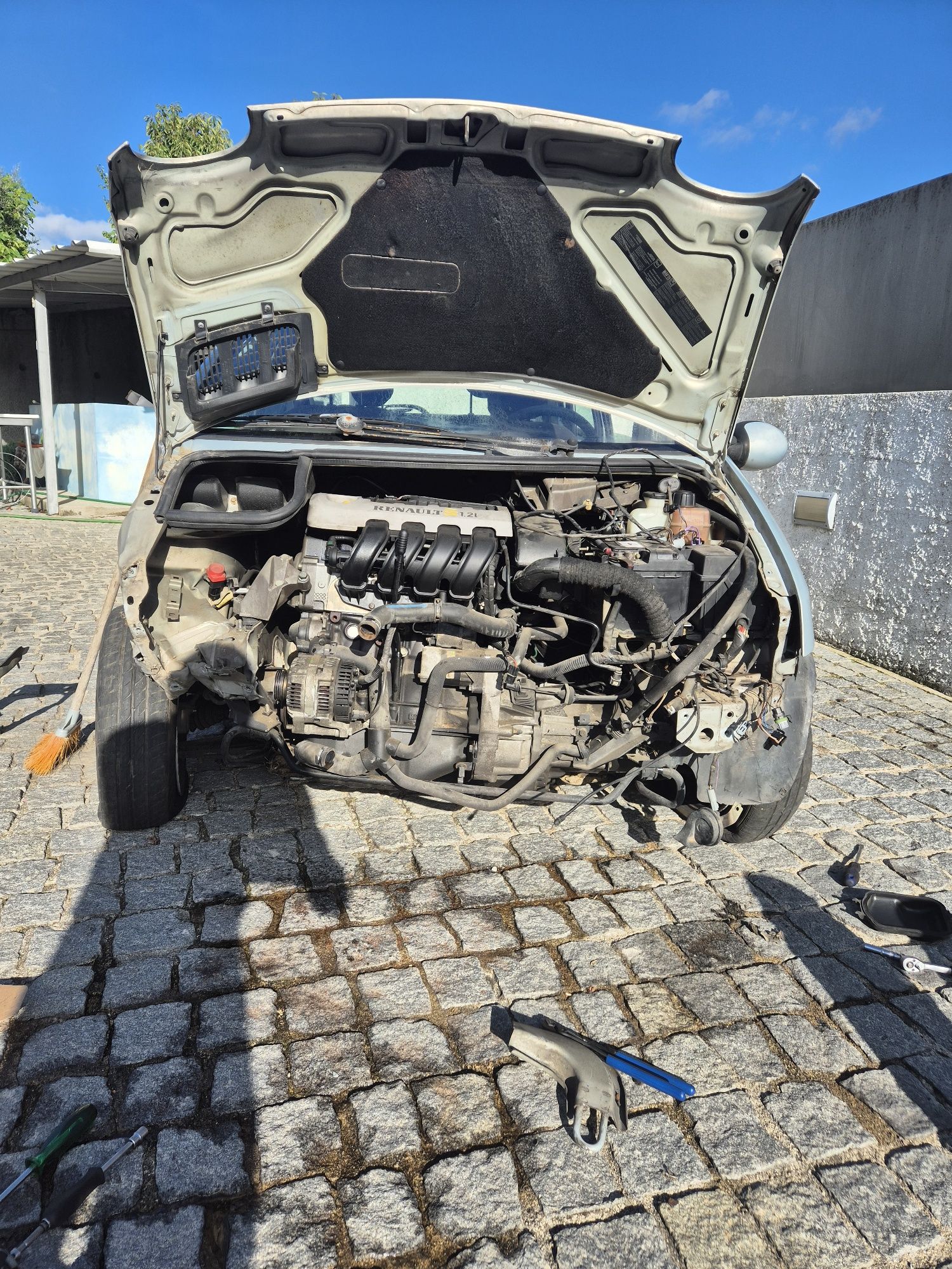 Motor e caixa 1.2 16v renault
