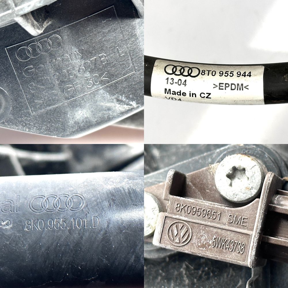 AUDI Lewy ślizg wspornik mocowanie lampy xenon led sprys