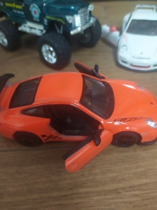 Набор металлических машин: джип, полицейская машинка, 2 гоночных