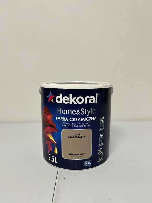 Okazja Farba ceramiczna Dekoral kolor cafe macchiatto ~ brązowy