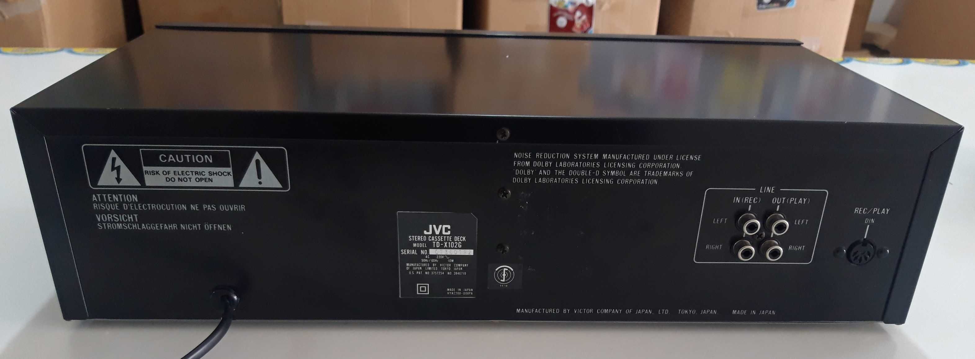 JVC TD-X102 Stereo Cassette Deck Made in Japan