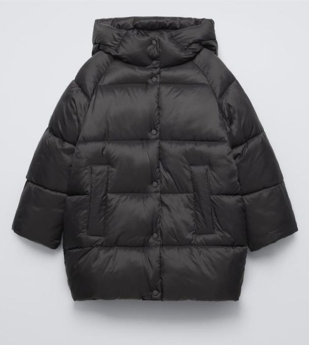 Зимова куртка, пуховик для дівчинки, zara, розмір 8-9 років