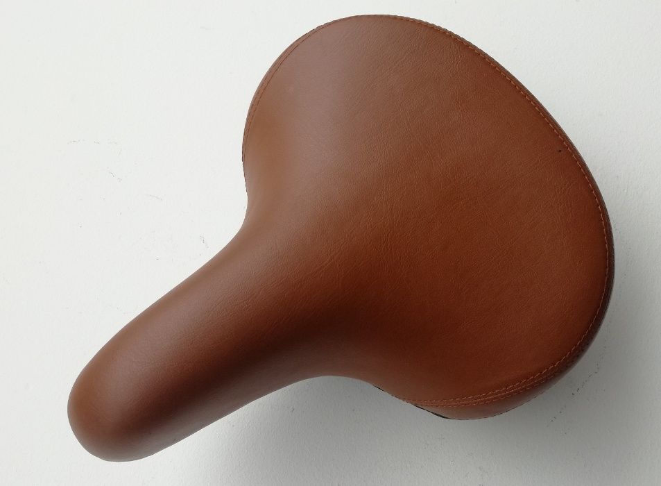 HIT SIODEŁKO HOLENDERKA miejskie TREKKING sprężyny brązowe ładne miękk