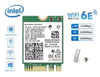 Адаптер WiFi Intel AX210 NGW 2.4/5/6GHz Wi-Fi 6E модуль 5 Version