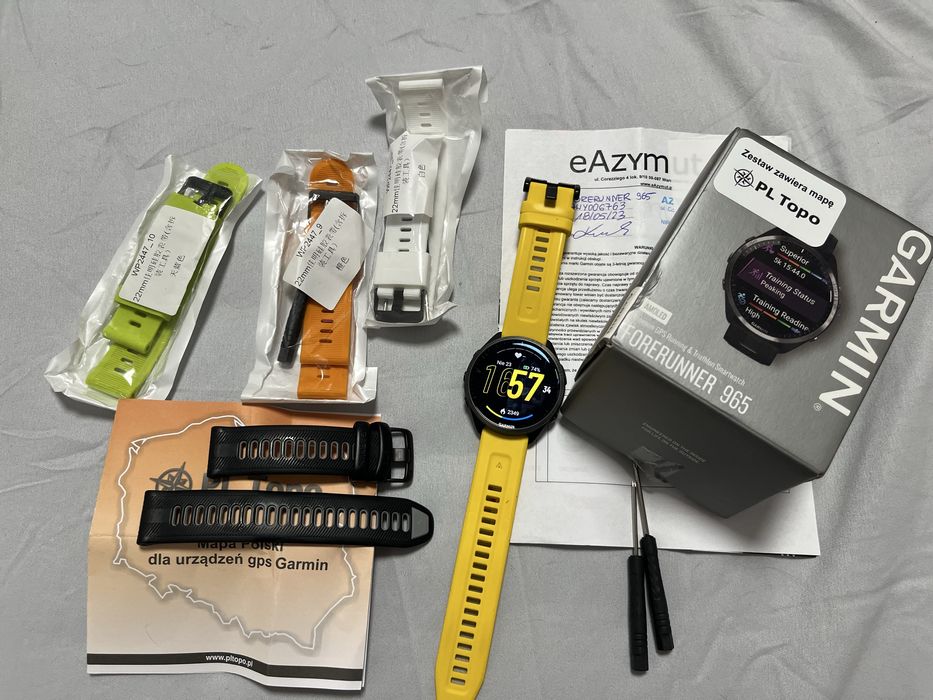 Garmin Forerunner 965 Gwarancja Dodatki