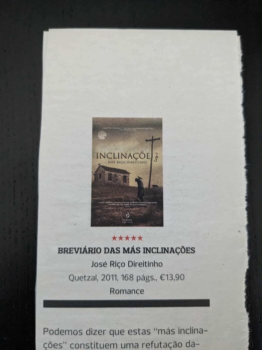 José Riço Direitinho - Breviário das más inclinações