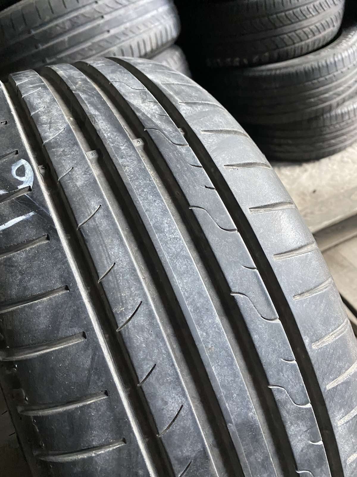 205.55.16 Dunlop 1шт лето БУ склад шины резина из Европы 55 R16 Харько