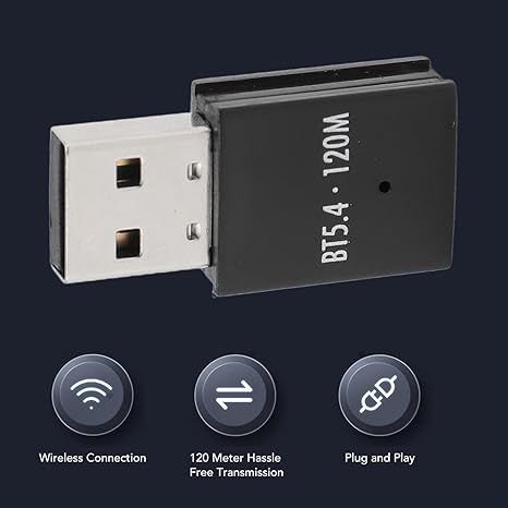 adapter usb bluetooth bt5.4 dongle z podwójnym trybem