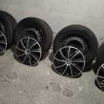 Felgi stalowe 16 rozm 205x55 wraz z oponami letnimi , Honda Civic ufo.