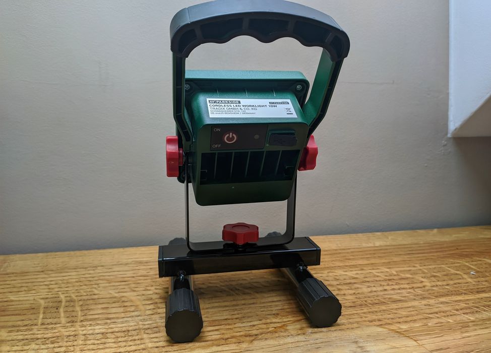 Parkside reflektor akumulatorowy, lampka warsztatowa 600lm, 6500K, 10W