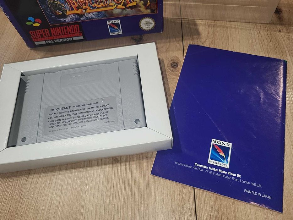 Gra Equinox - NINTENDO SNES - BDB- stan CIB Komplet +Protektor
