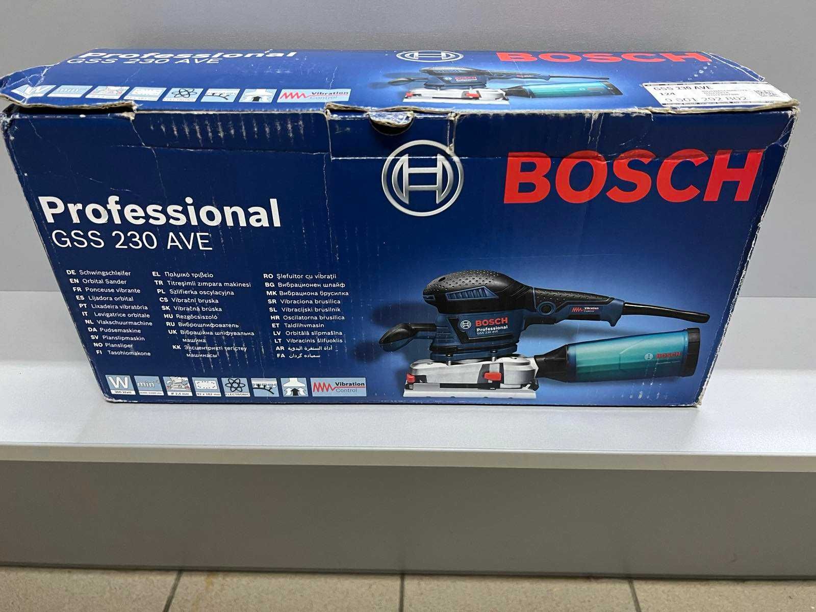 Вибрационная шлифмашина Bosch GSS 230 AVE Professional 0601292802