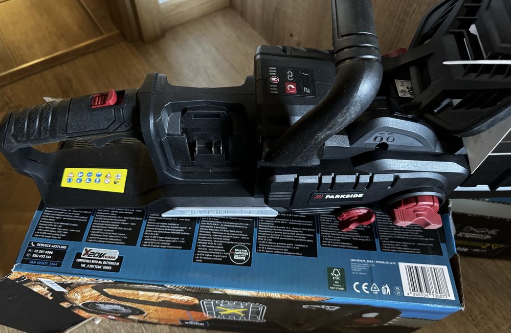 Akumulatorowa piła łańcuchowa, PPKSA 40-Li