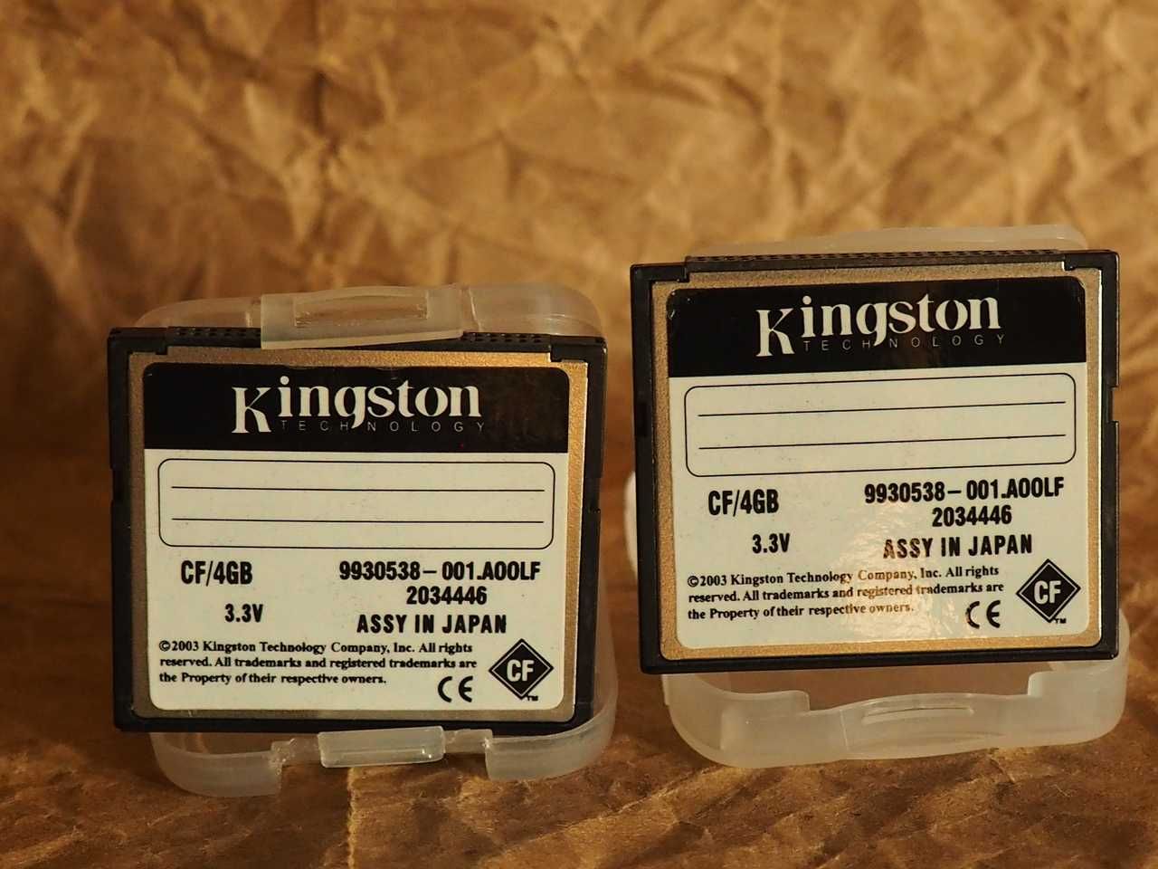 Karta pamięci Kingston Elite PRO Compactflash CF memory card 4Gb.