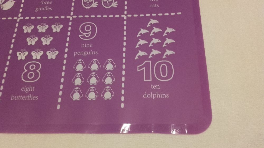 Mata silikonowa do jedzenia dla dzieci podkładka