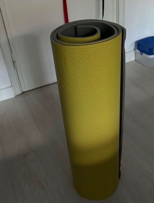 Tapete fitness amarelo