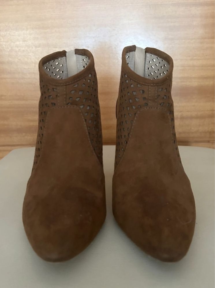 Botins camel pele zara