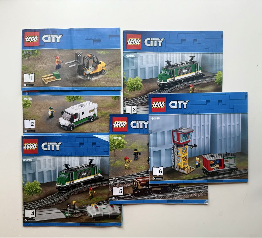 Lego залізна дорога поїзд lego потяг 60198