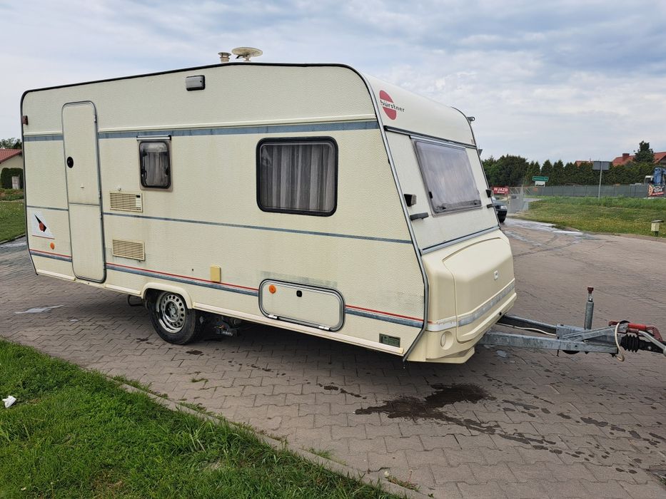 Przyczepa Burstner 4306 Green, mover, stabilizator jazdy, przedsionek