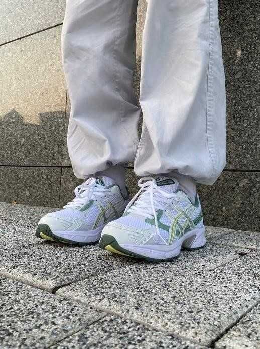 Кроссовки Asics Gel-1130 White Green 36-46 асикс Новинка!